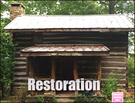 Historic Log Cabin Restoration  Fontana Dam, North Carolina
